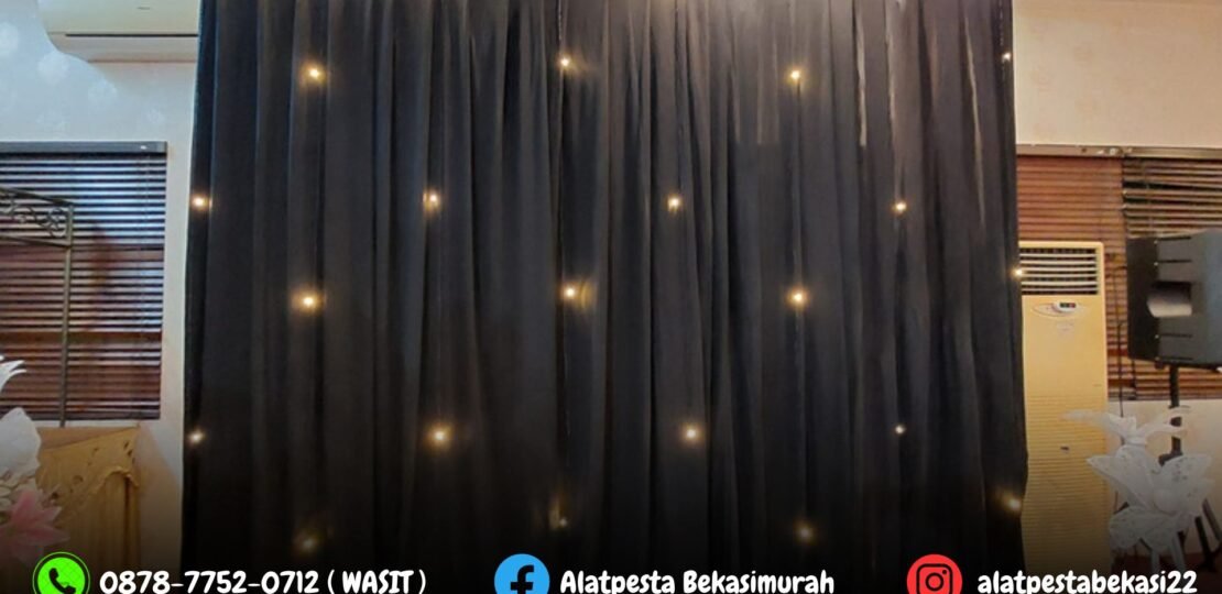 Jasa Sewa Tirai Lotto Plus Starlight Mewah Jakarta (2)