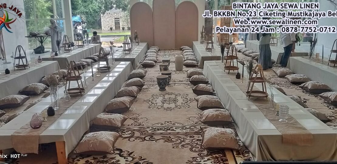 Sewa Tarif Murah Taplak Meja Lesehan Ramadhan 1445 Jakarta 2024 c