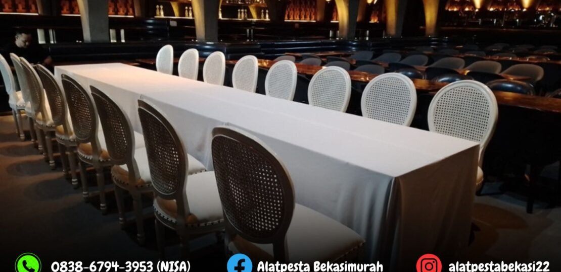Sewa Long Table dan Kursi Raffles Putih Wilayah DKI Jakarta (3)