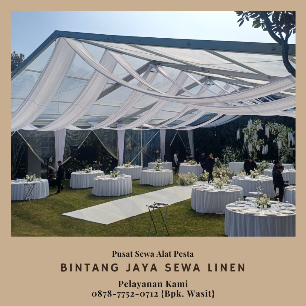 Sewa Tenda Hanggar Dekorasi Serut Area Kuningan Jaksel