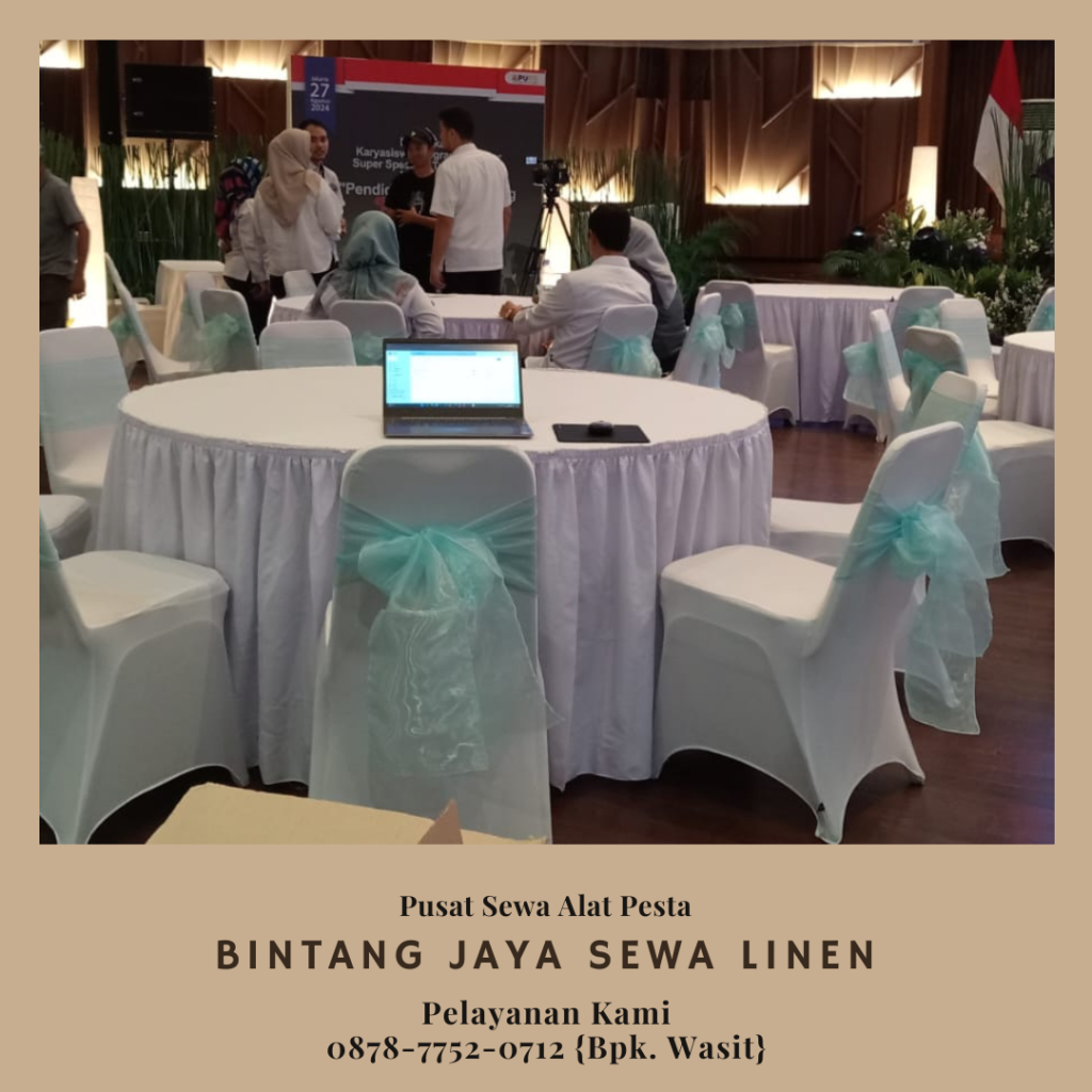 Sewa Meja Besar Type Bundar Diameter 180cm Area Terdekat Jakarta