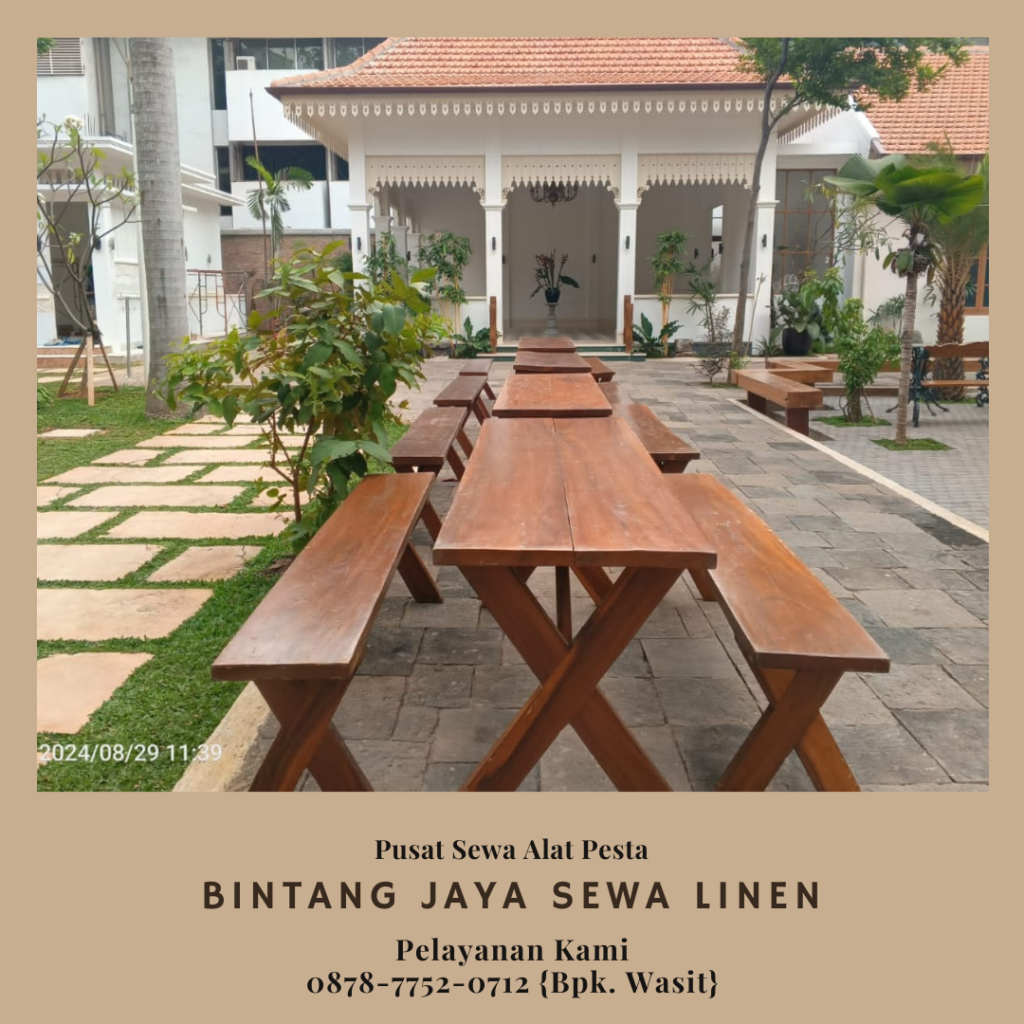 Sewa Meja Kursi Taman Outdoor Type Kaki Extra Jakarta