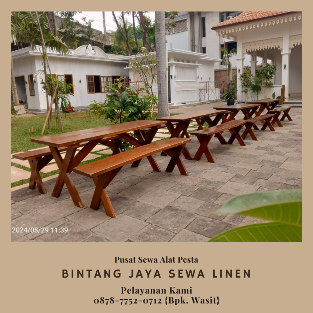 Sewa Meja Kursi Taman Outdoor Type Kaki Extra Jakarta