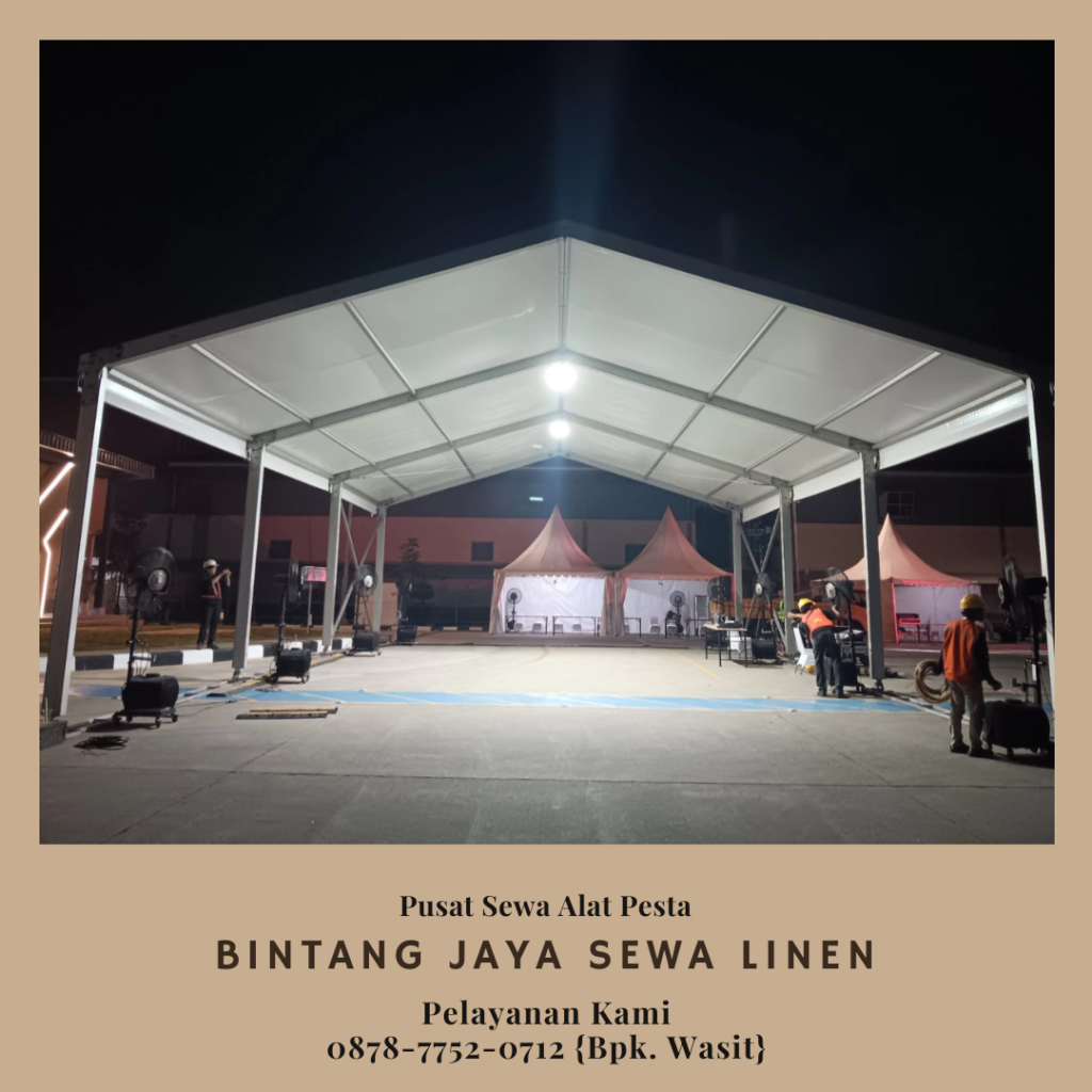 Sewa Tenda Hanggar Dekorasi Serut Area Kuningan Jaksel