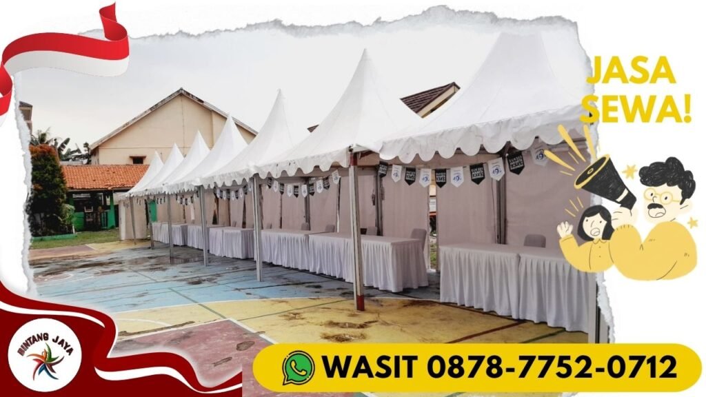 SEWA TENDA SARNAFIL SIAP UNTUK EVENT PAMERAN DI JAKARTA