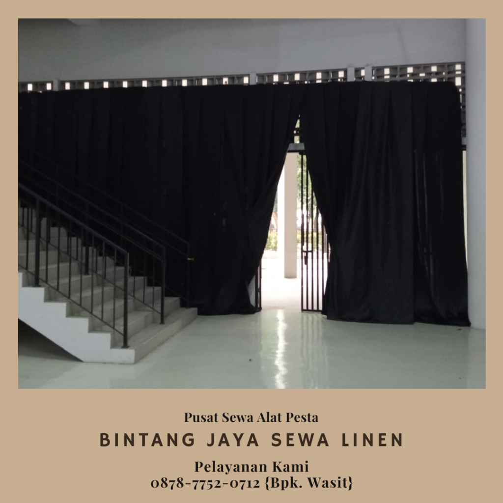 Sewa Tirai Background Panggung Rigging Area Jakarta