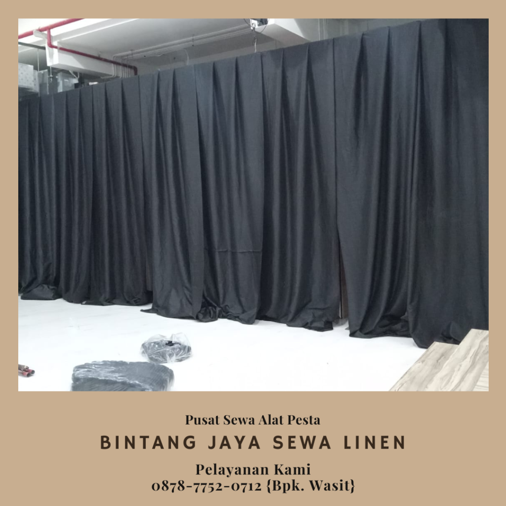 Sewa Tirai Background Panggung Rigging Area Jakarta