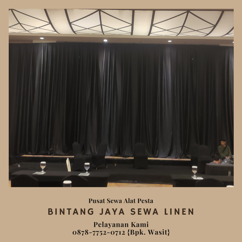 Sewa Tirai Background Panggung Rigging Area Jakarta