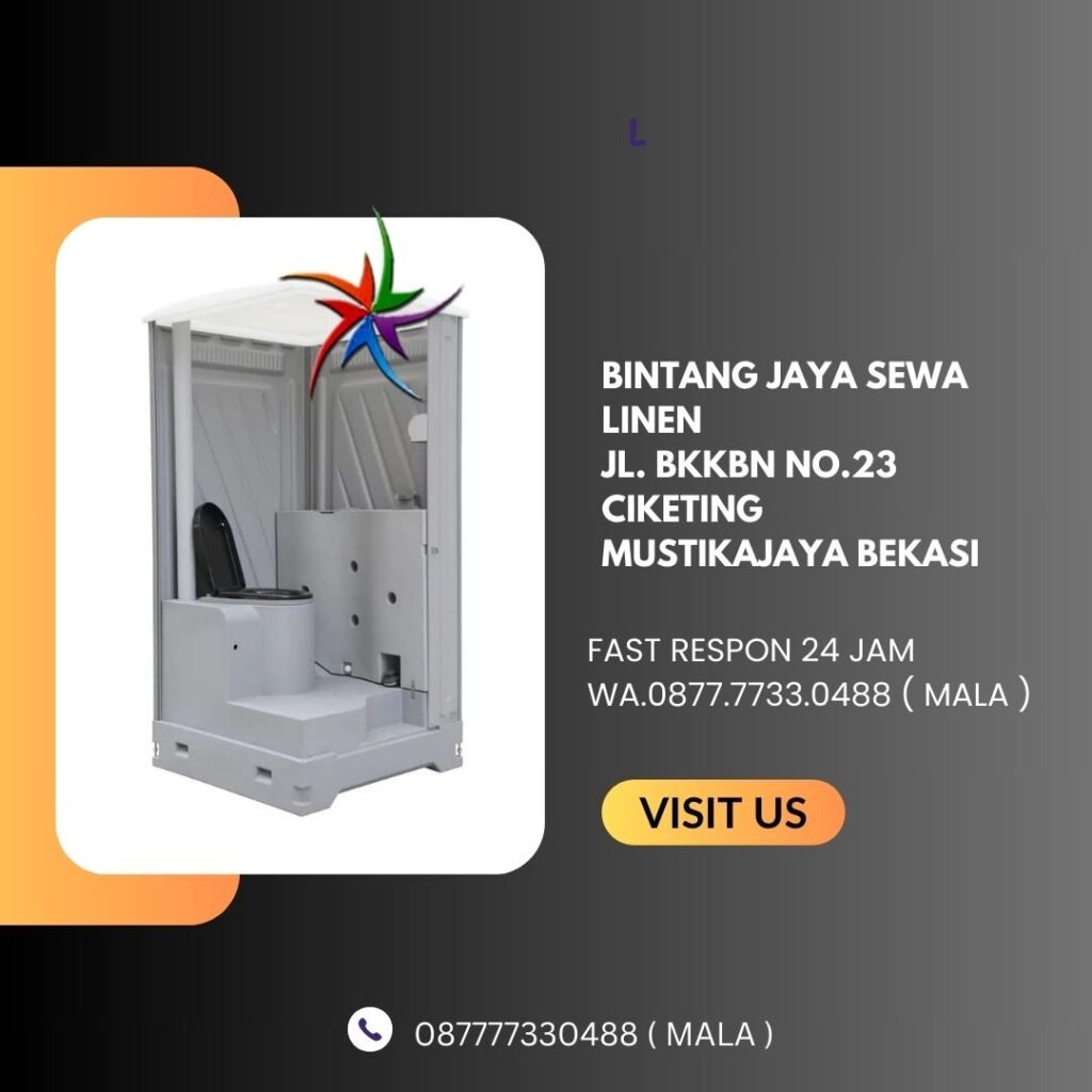 Menyewakan Toilet Type Movable VIP Single Cabin Closet Duduk Area Jakarta