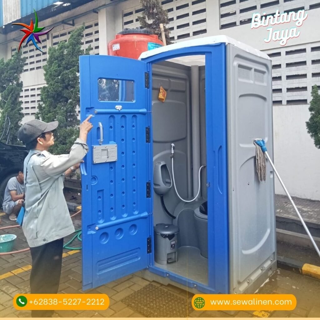 Sewa Toilet Type Movable VIP Single Cabin Closet Duduk Area Jakarta