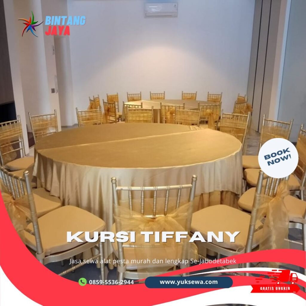 Pusat Sewa Kursi Kuliah Futura Tiffany Lengkap Area Jakarta