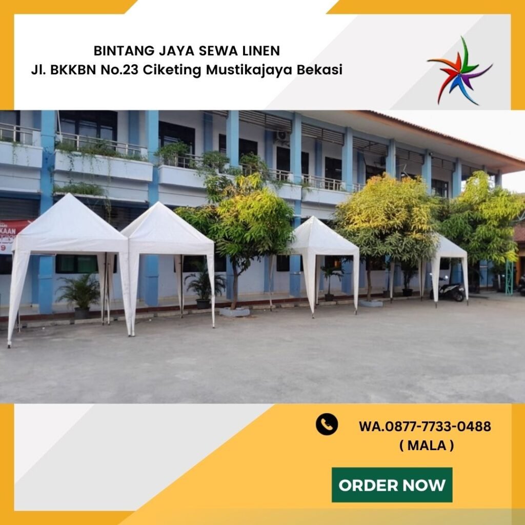 Penyedia Jasa Sewa Tenda Type Roder Konvensional Dan Bazzar Area Jakarta Pusat