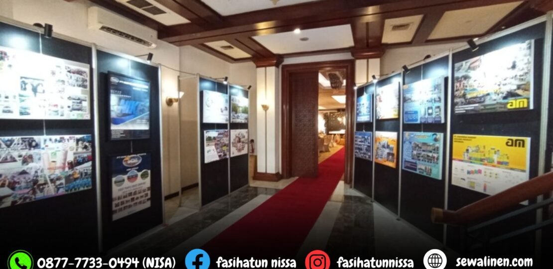 Pusat Jasa Rental Backdrop Partisi Hitam Untuk Pameran Area Terdekat Jakarta (1)