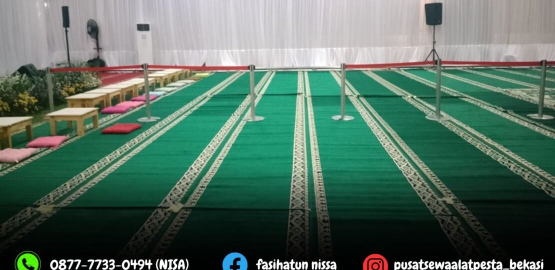 Pusat Rental Karpet Sajadah Mushola Hijau Area Jakarta dan Sekitarya (1)