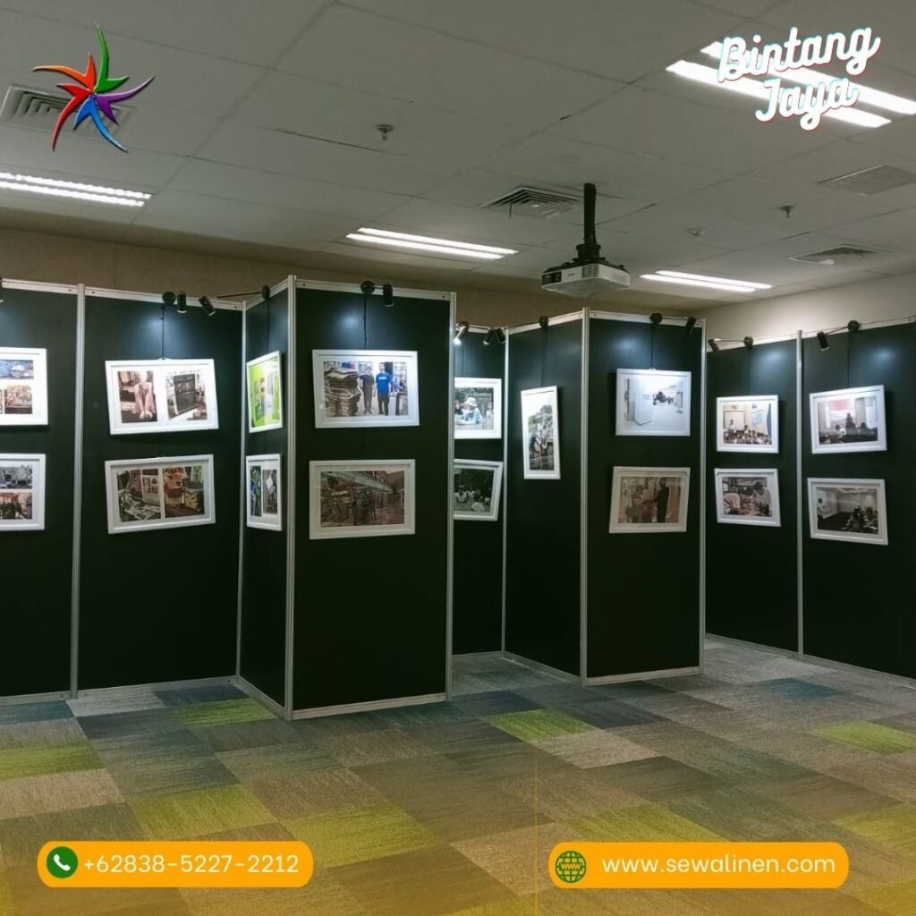 Pusat Sewa Backdrop Partisi Hitam Untuk Pameran Area Terdekat Jakarta