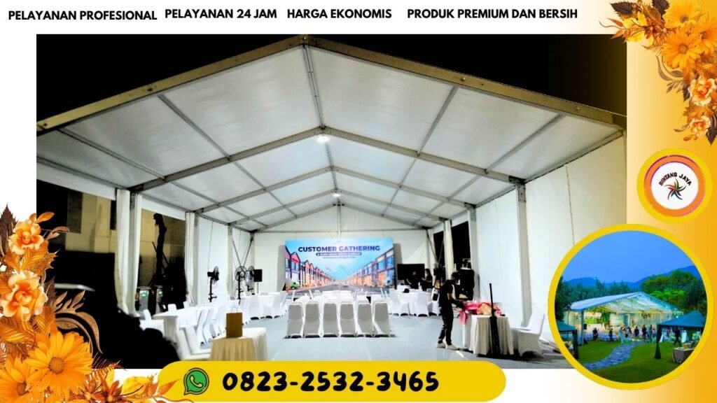 KAMI PUSAT LAYANAN SEWA TENDA HANGGAR KONVENSIONAL DAN RODER AREA JAKARTA