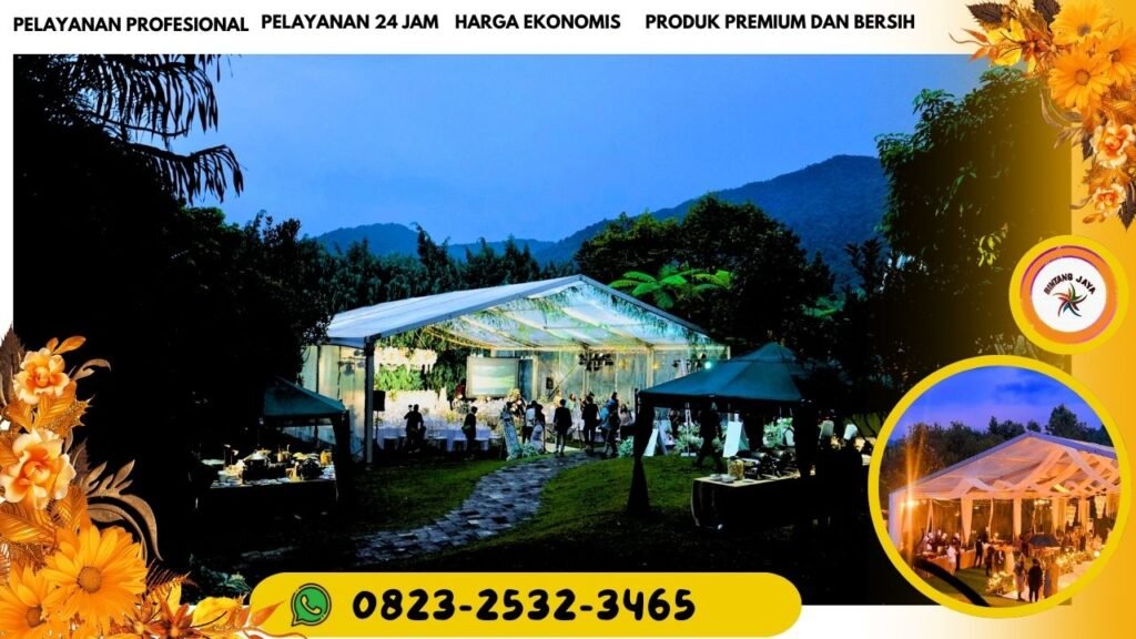 KAMI PUSAT LAYANAN SEWA TENDA HANGGAR KONVENSIONAL DAN RODER AREA JAKARTA