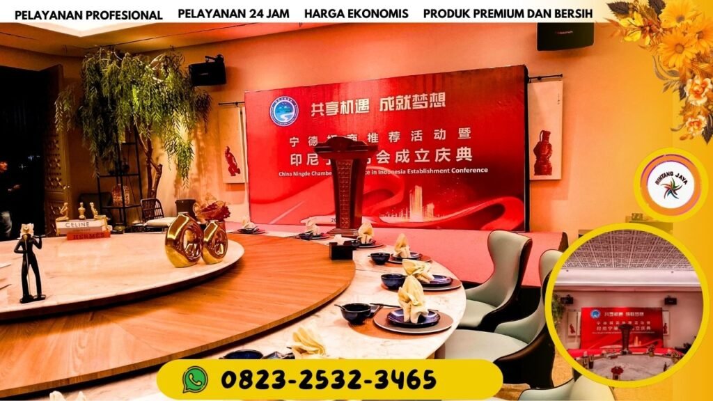 JASA SEWA PODIUM KAYU UKIR VIP KAKI HYDROLIC AREA JAKARTA SIAP ANTAR FREE ONGKIR