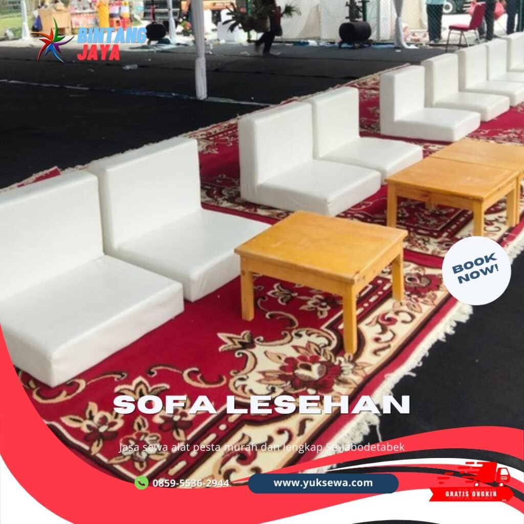 Jasa Sewa Sofa Lesehan Putih Area Jakarta