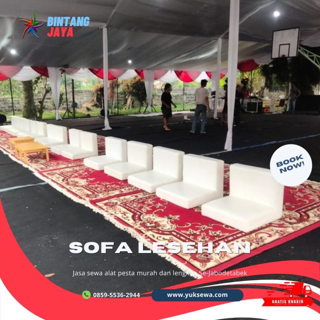 Jasa Sewa Sofa Lesehan Putih Area Jakarta