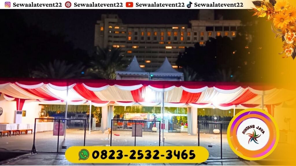 PROMO AKHIR TAHUN PAKET SEWA TENDA KURSI MEJA MURAH WILAYAH JAKARTA PUSAT FREE ONGKIR