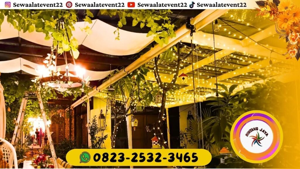 SEWA LAMPU DEKORASI FAIRYLIGHT TENDA RODER PROMO CASHBACK WILAYAH JAKARTA