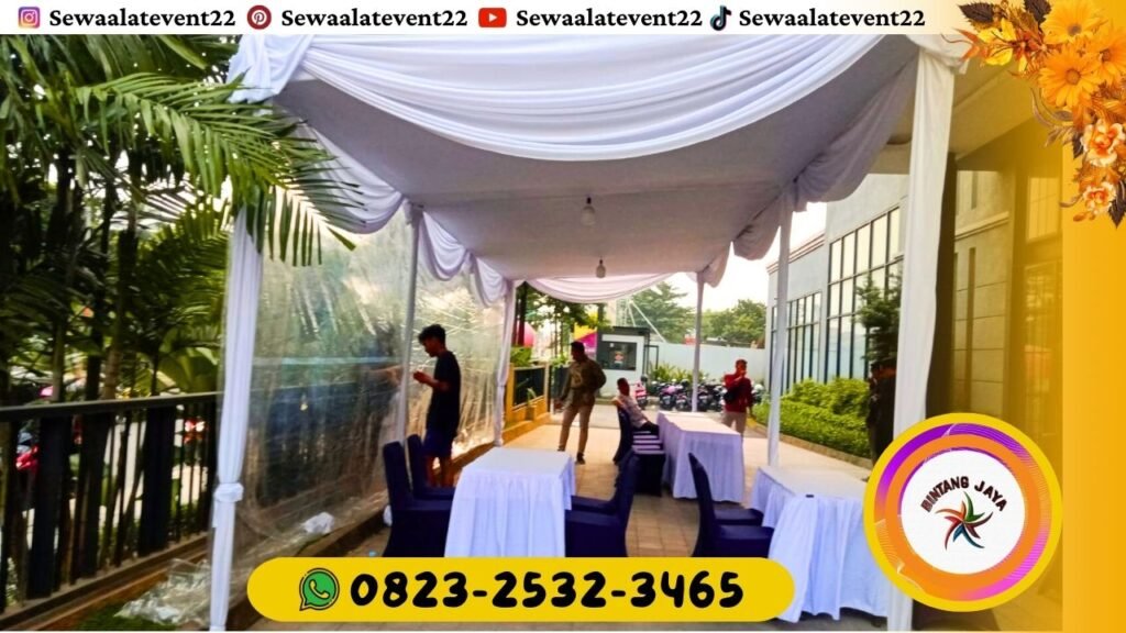 JASA SEWA SATU SET KURSI MEJA TENDA HARGA SEWA MURAH PROMO AKHIR TAHUN WILAYAH CIKARANG