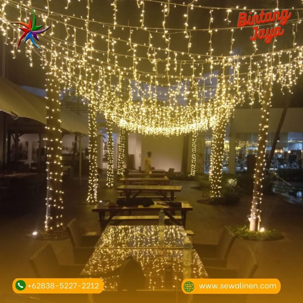 Sewa Dekorasi fairy Light Tenda Roder Promo Murah Area Jakarta