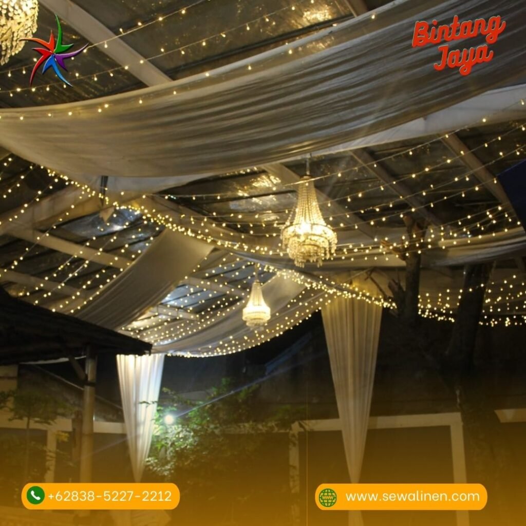 Sewa Dekorasi fairy Light Tenda Roder Promo Murah Area Jakarta