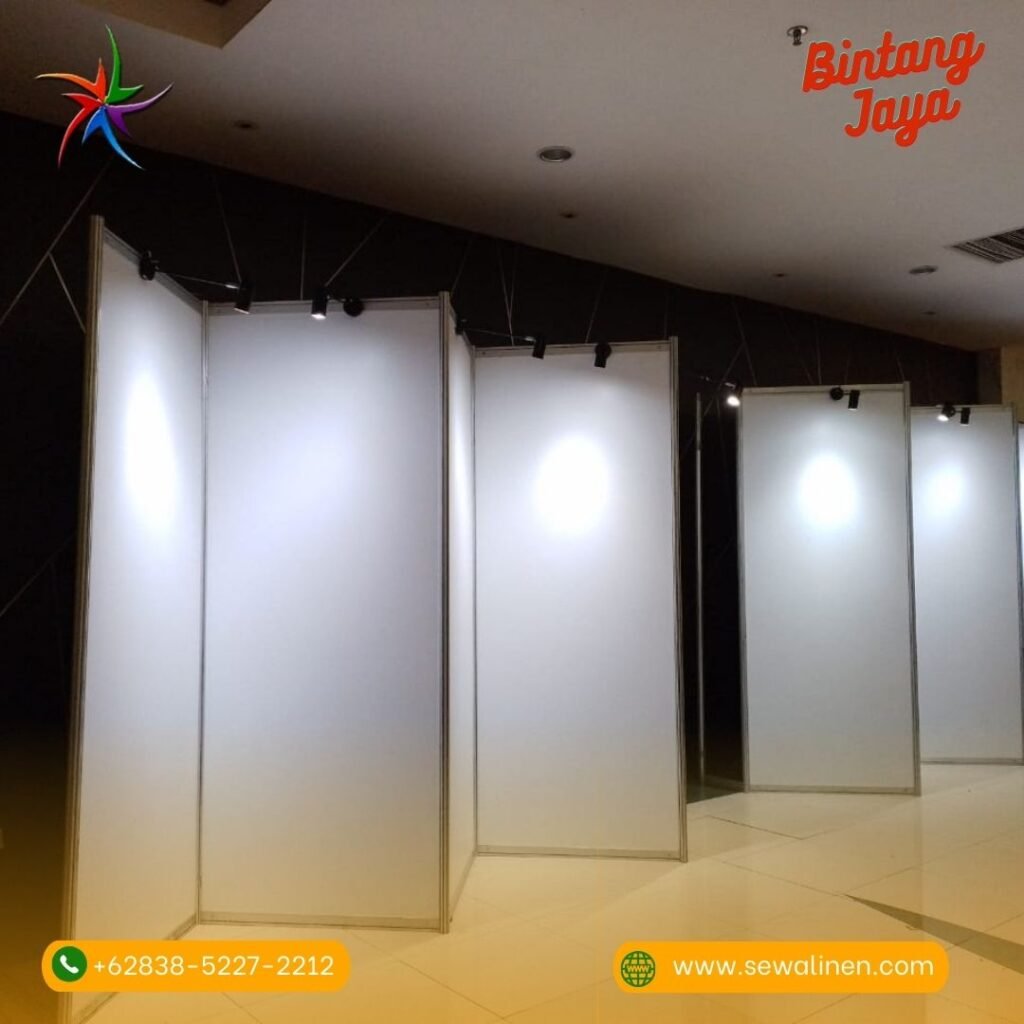 Sewa Partisi Pembagi Ruangan Pameran Dan Backdrop Foto Area Jakarta